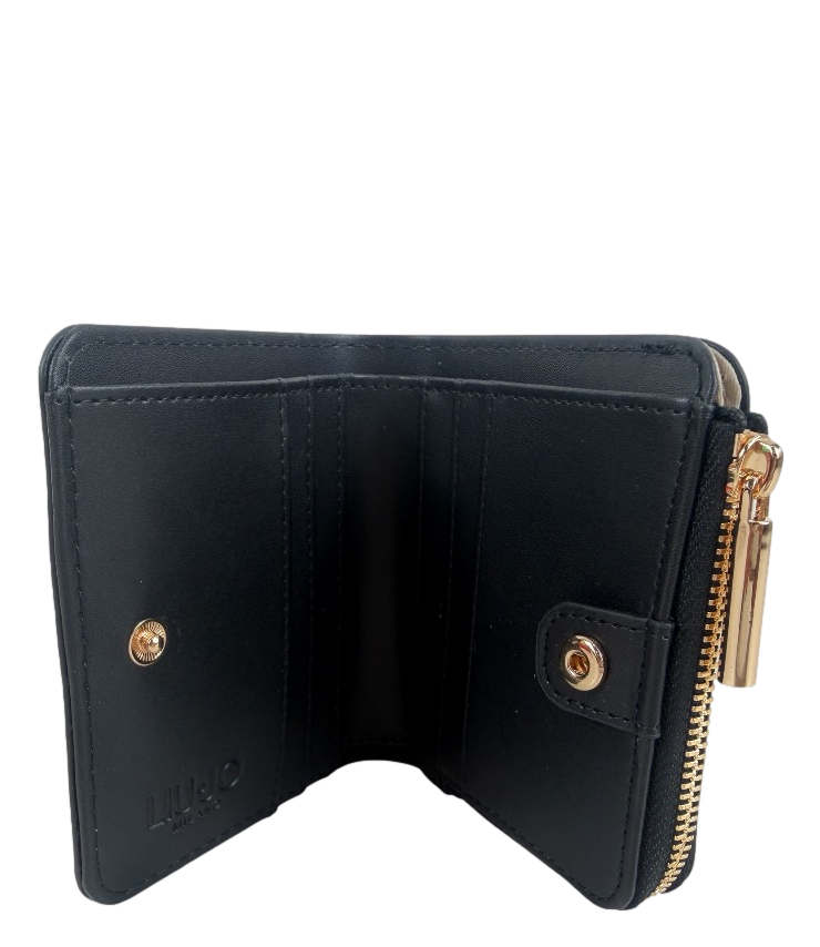 Liu Jo Portafoglio Ecs S Credit Card Case Nero Donna