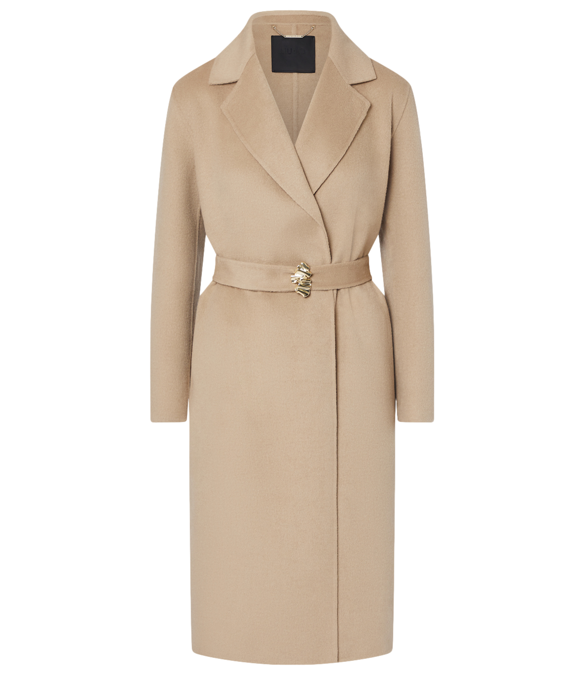 Liu Jo Cappotto Lungo Beige Gold Donna