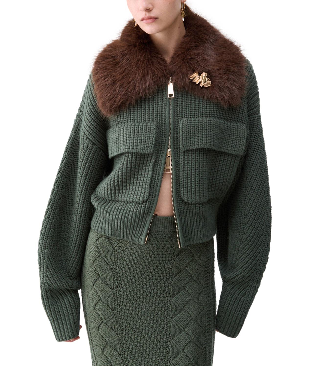 Liu Jo Bomber Dark Green Donna