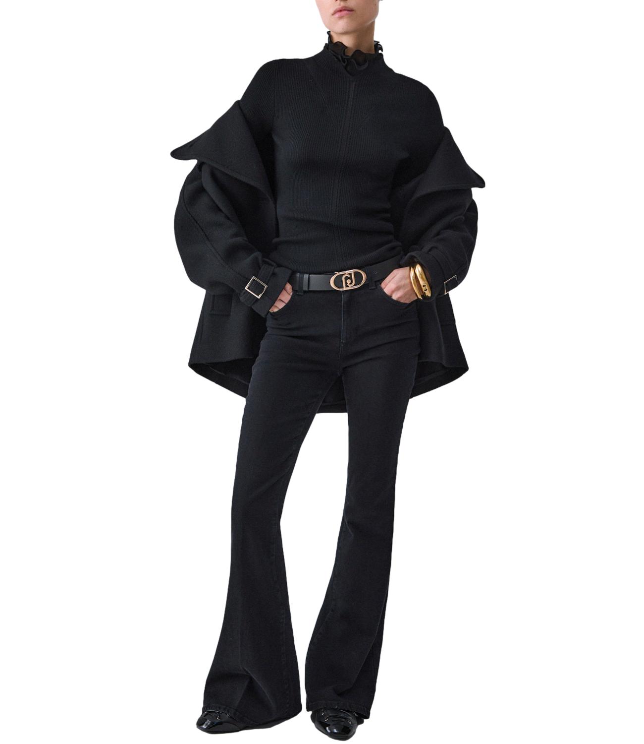 Liu Jo Maglia Rouches Nero Donna