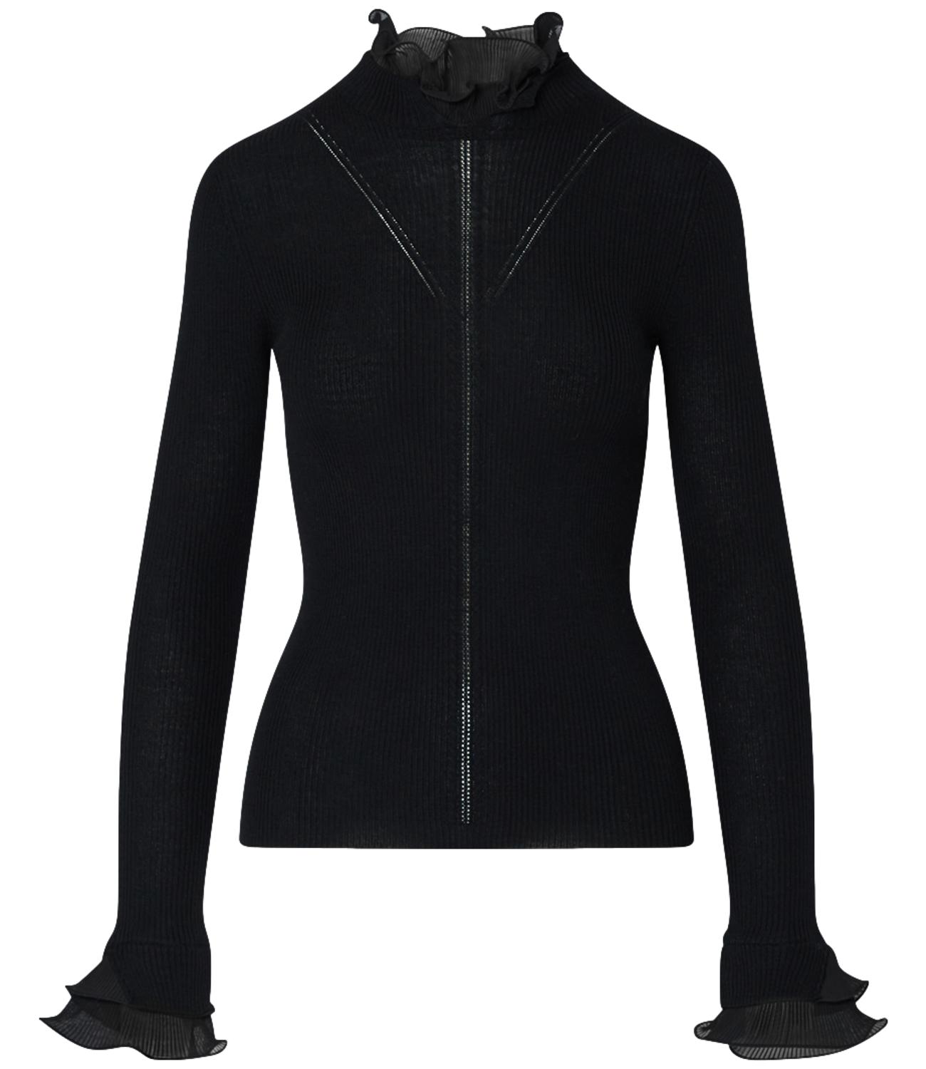 Liu Jo Maglia Rouches Nero Donna