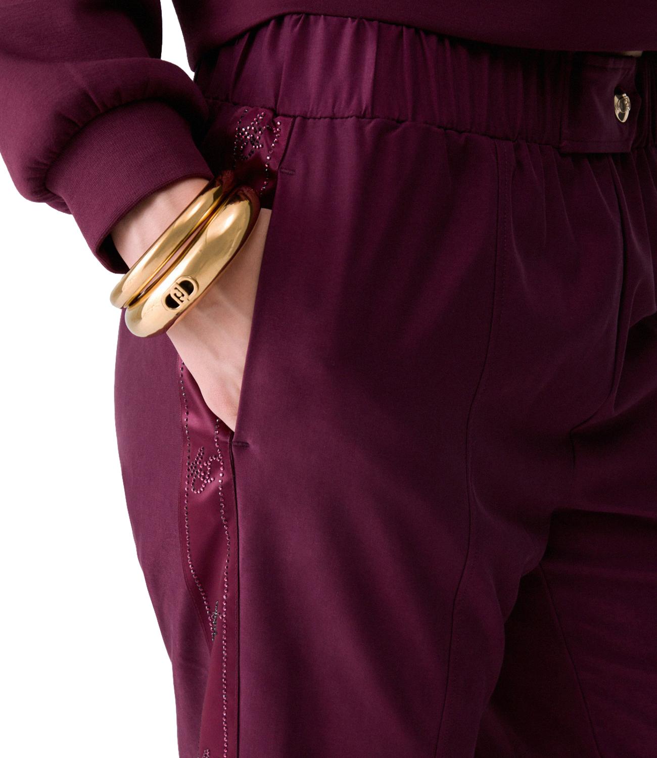 Liu Jo Pantalone Jogger Melanzana Donna