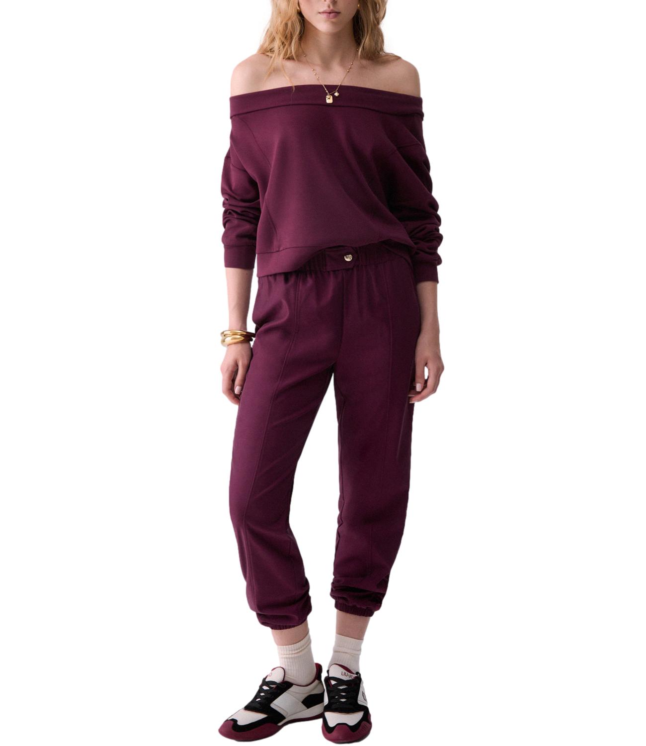 Liu Jo Pantalone Jogger Melanzana Donna