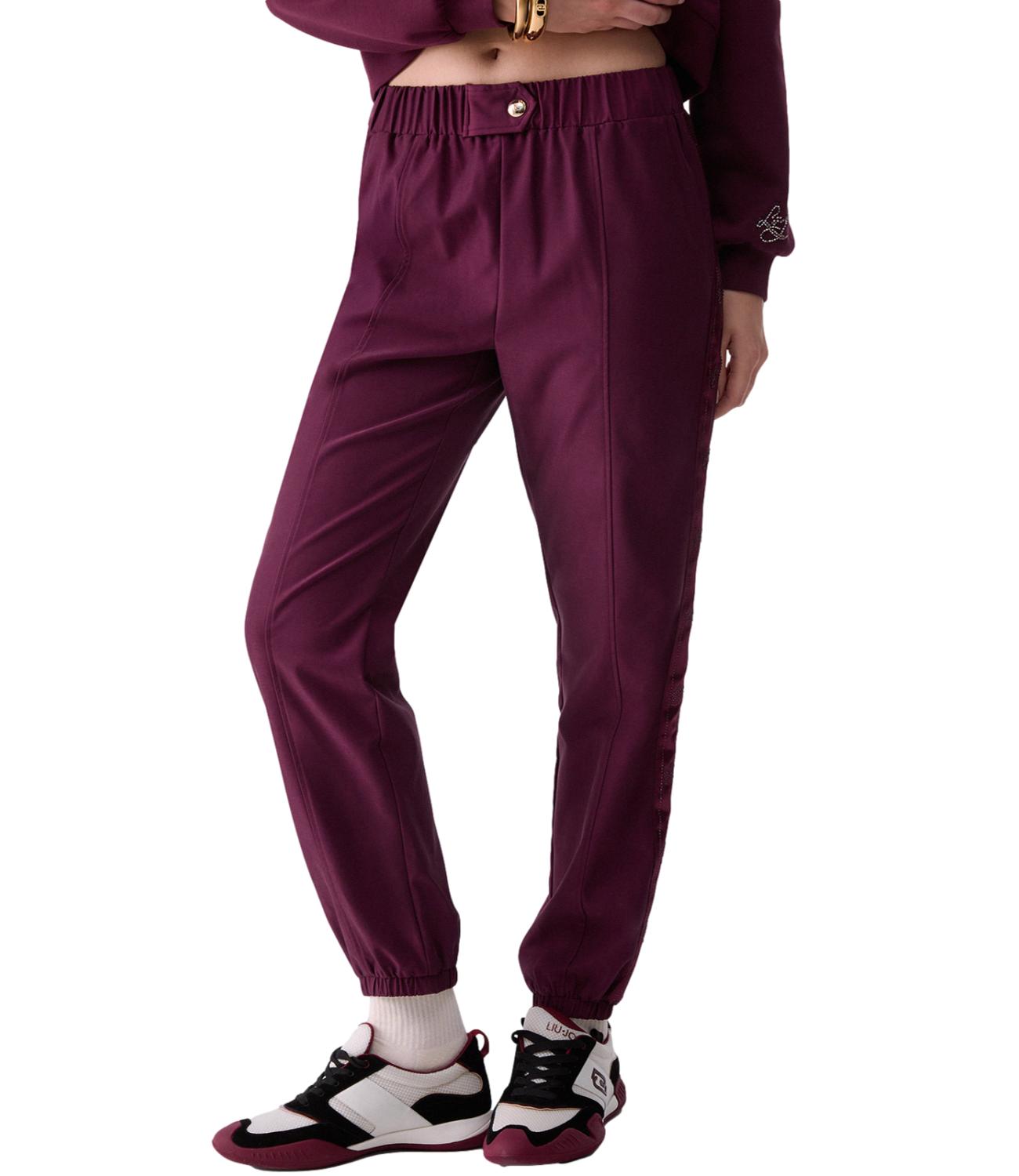 Liu Jo Pantalone Jogger Melanzana Donna