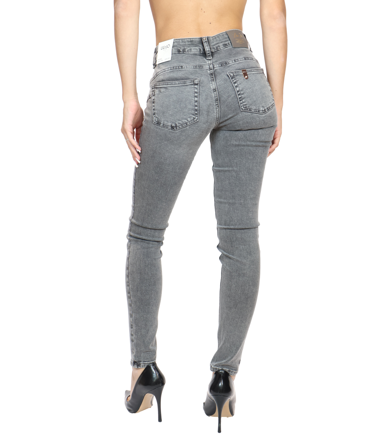Liu Jo Pantalone Denim Grey Hope Wash Donna