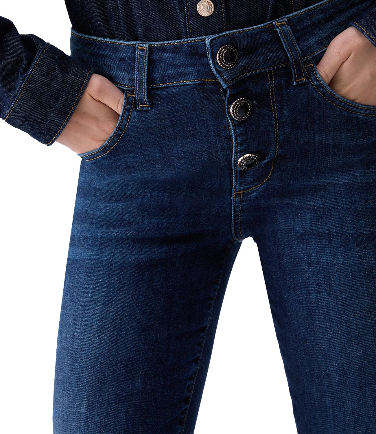 Liu Jo Pantalone Bootcut Denim Blue Jolie Wash Donna