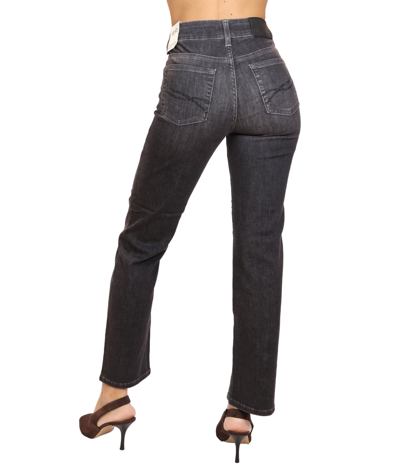 Liu Jo jeans AUTHENTIC SLIM ANKLE Black Donna