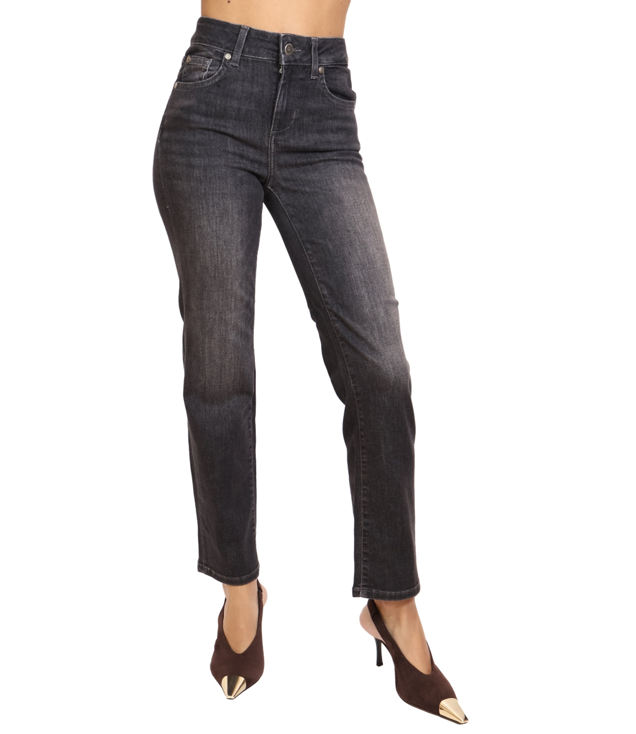 Liu Jo jeans AUTHENTIC SLIM ANKLE Black Donna