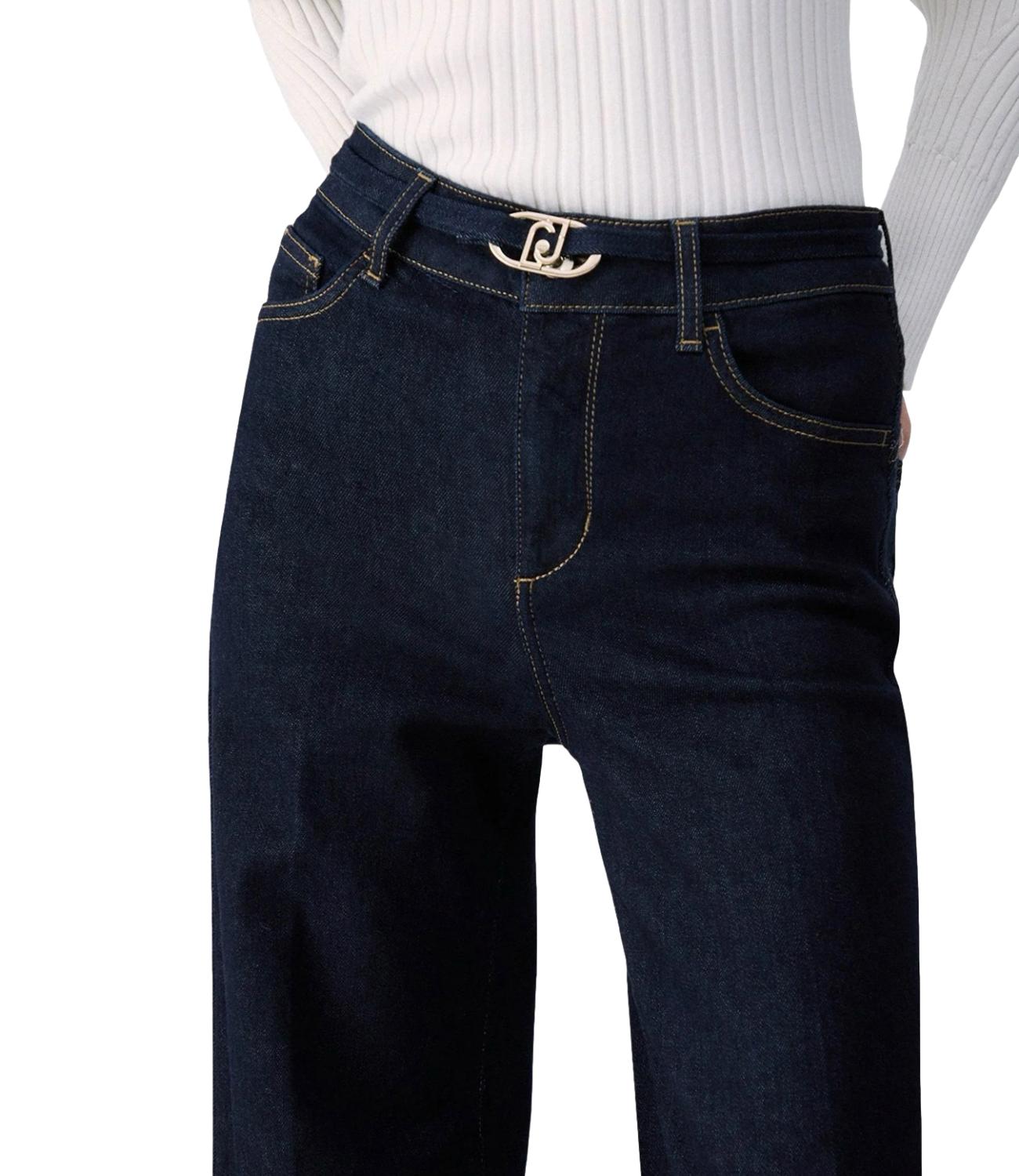 Liu Jo Pantalone Flare Denim Normal Wash Donna