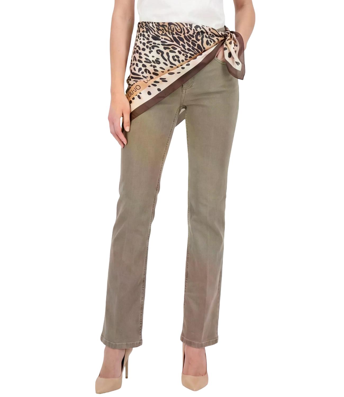 Liu Jo Pantalone Straight Glam H.W. Zenzero Donna