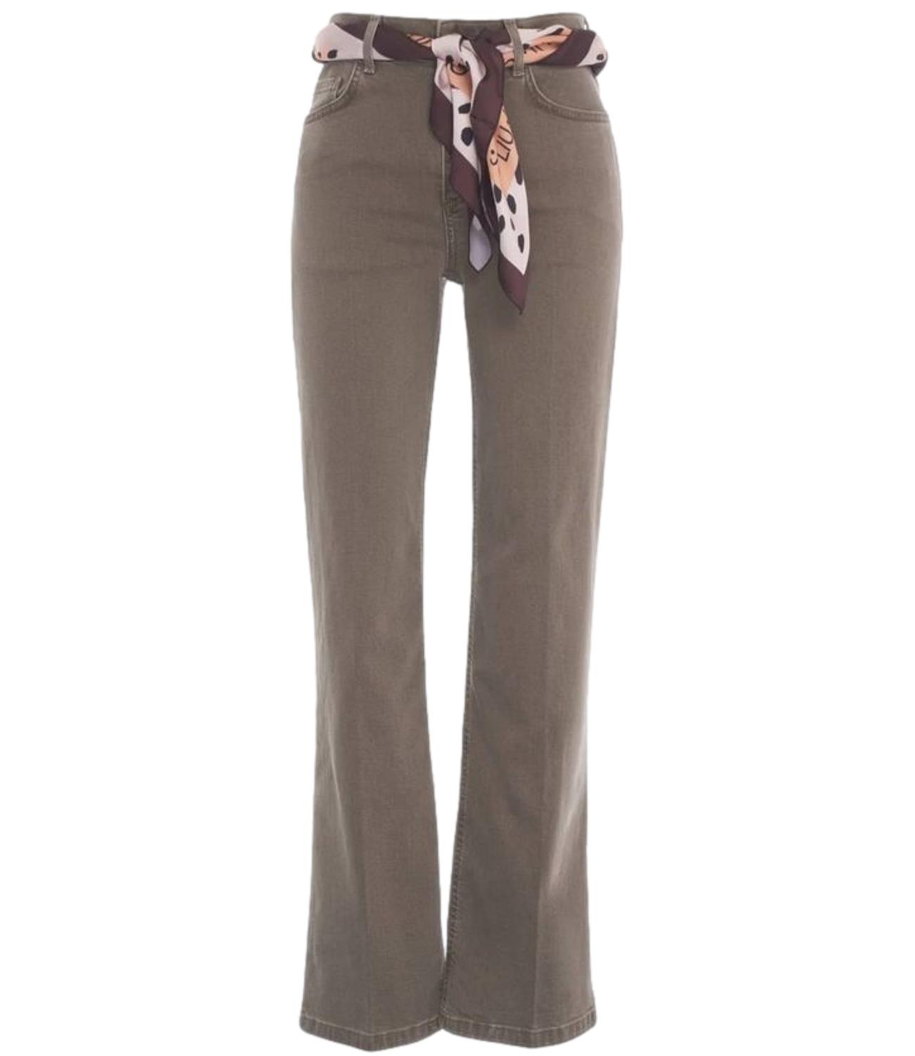 Liu Jo Pantalone Straight Glam H.W. Zenzero Donna