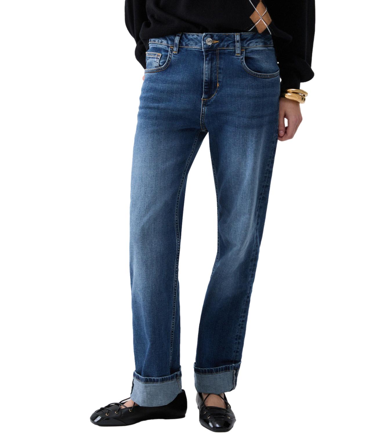 Liu Jo Pantalone Denim Blu Donna