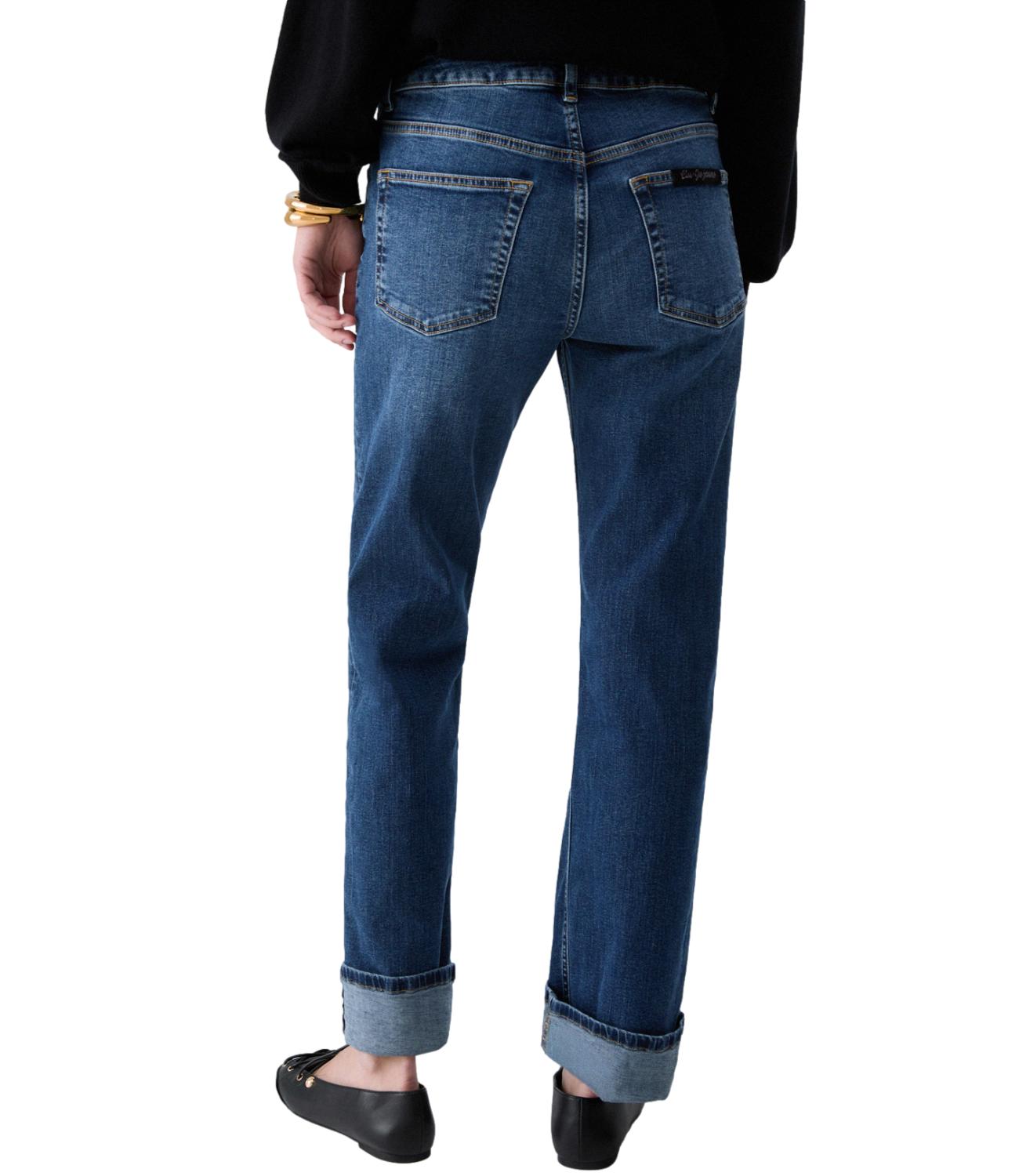 Liu Jo Pantalone Denim Blu Donna