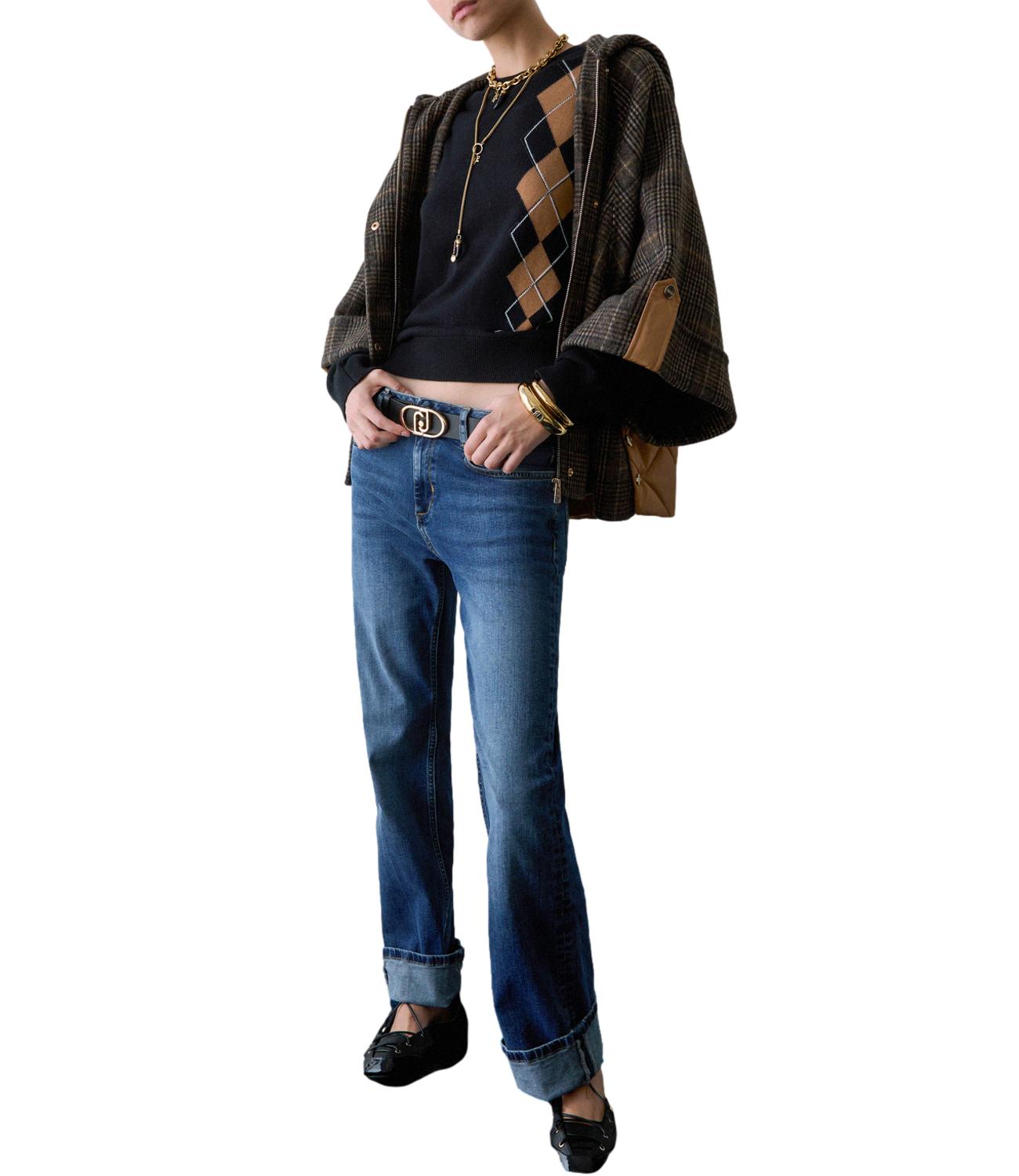 Liu Jo Pantalone Denim Blu Donna