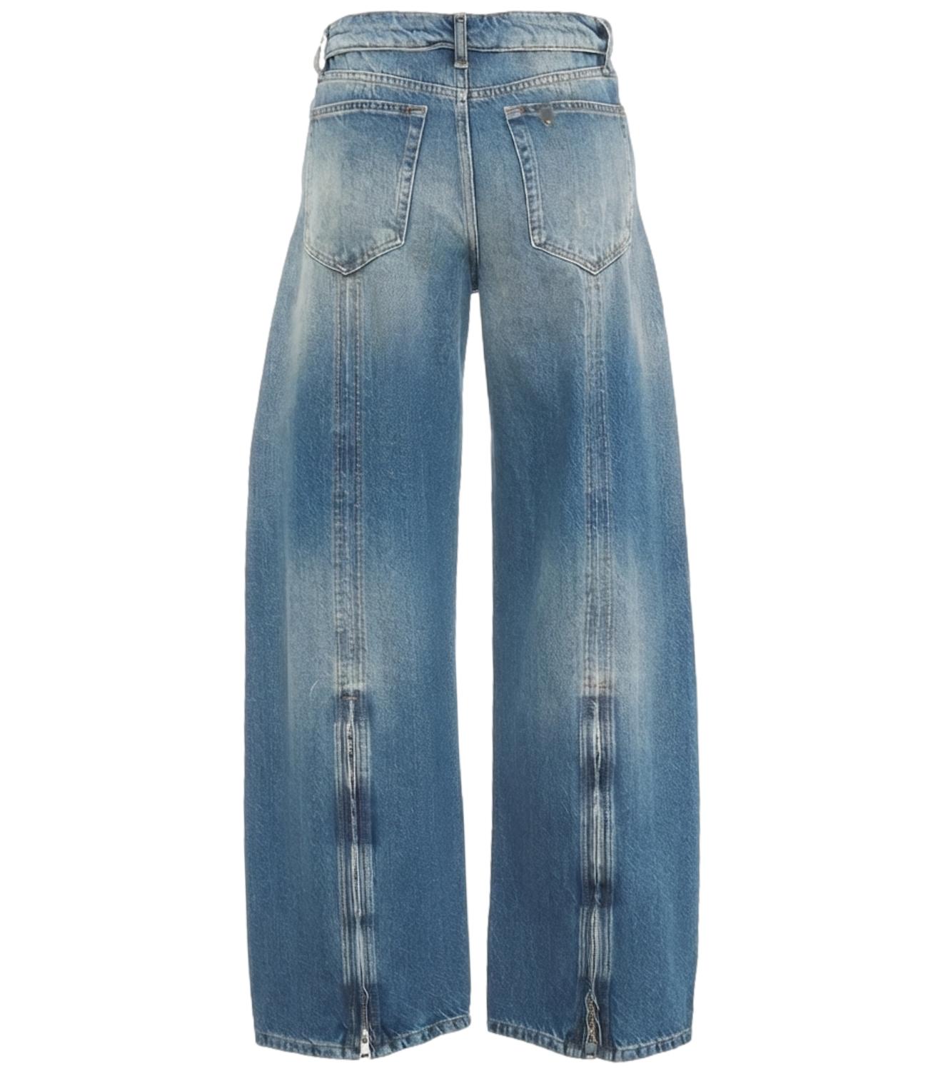 Liu Jo Pant. Cinta Rovesciata Zip Dea Den.Blue Vint.Zip W Donna