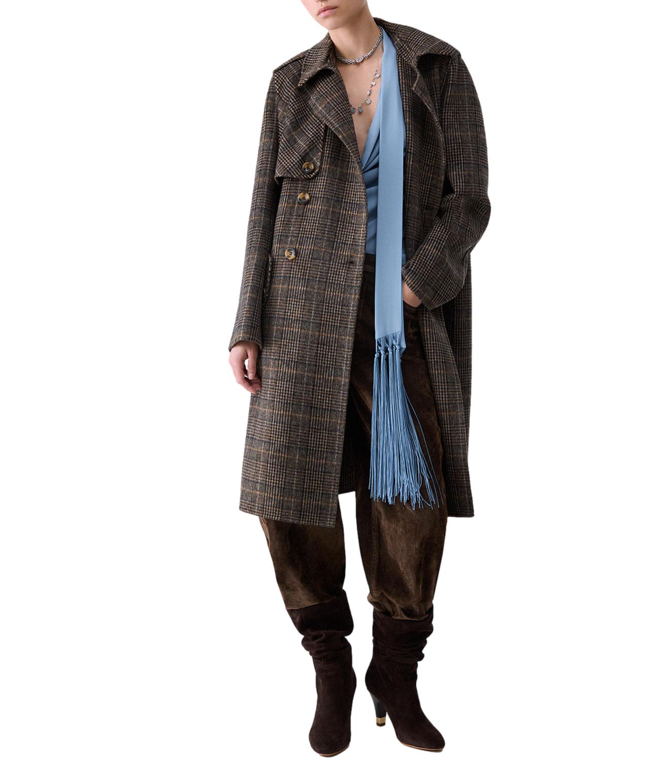 Liu Jo Cappotto Camel Check Donna