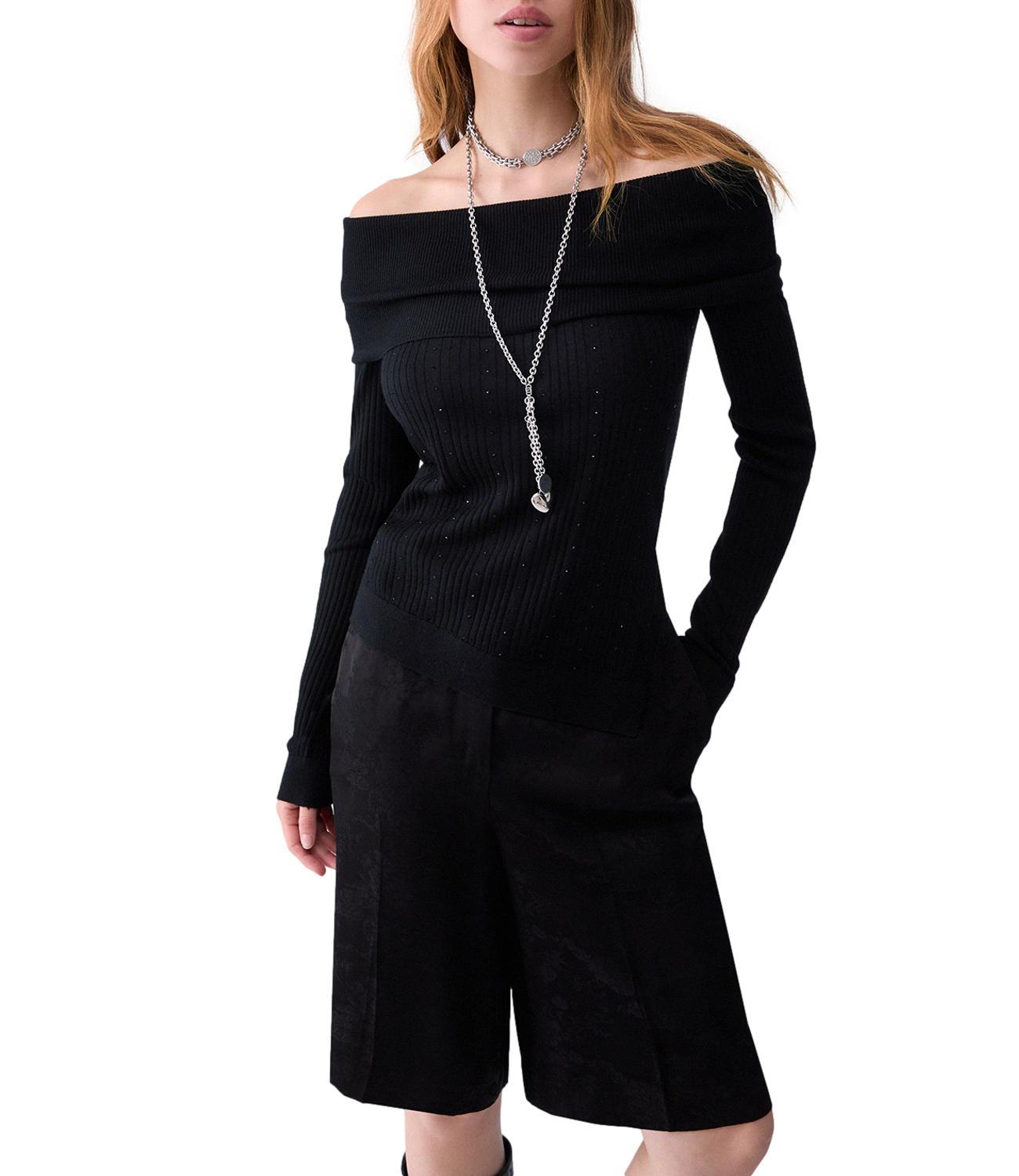 Liu Jo Maglia Schiffer Nero Donna