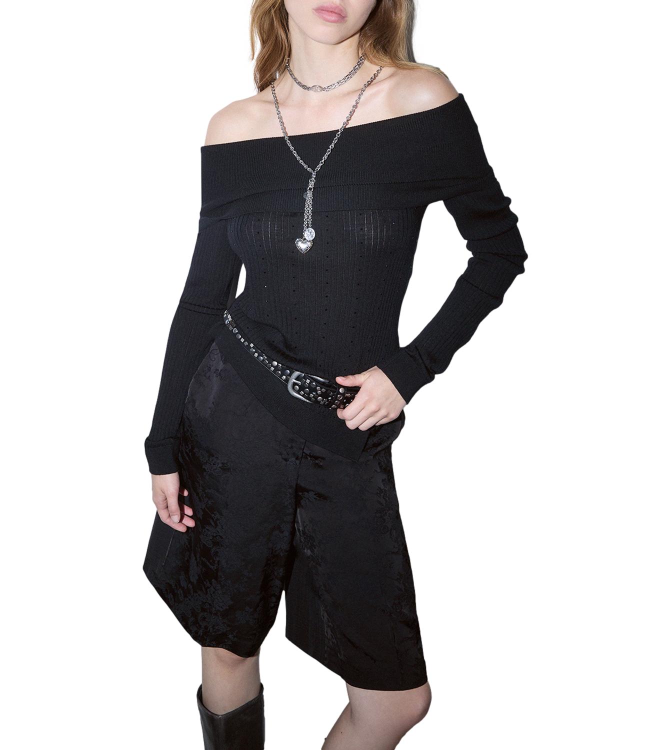 Liu Jo Maglia Schiffer Nero Donna