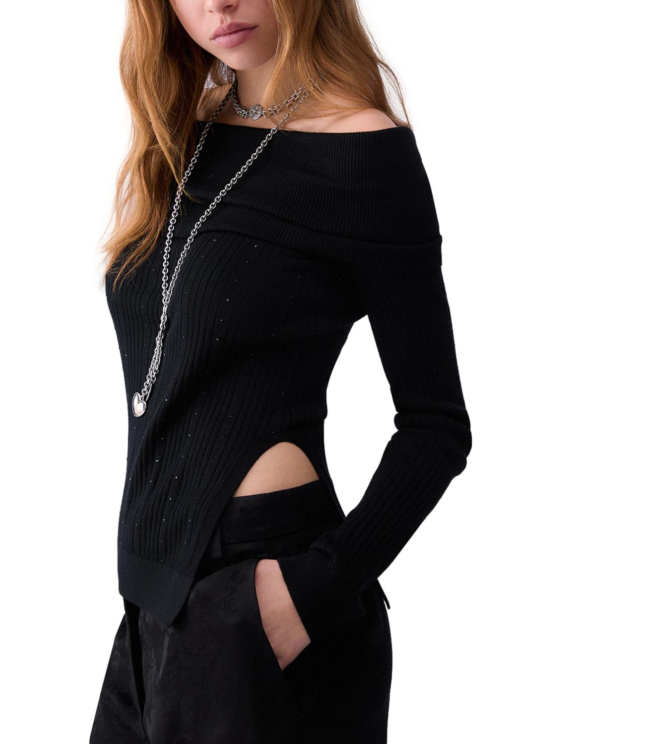 Liu Jo Maglia Schiffer Nero Donna