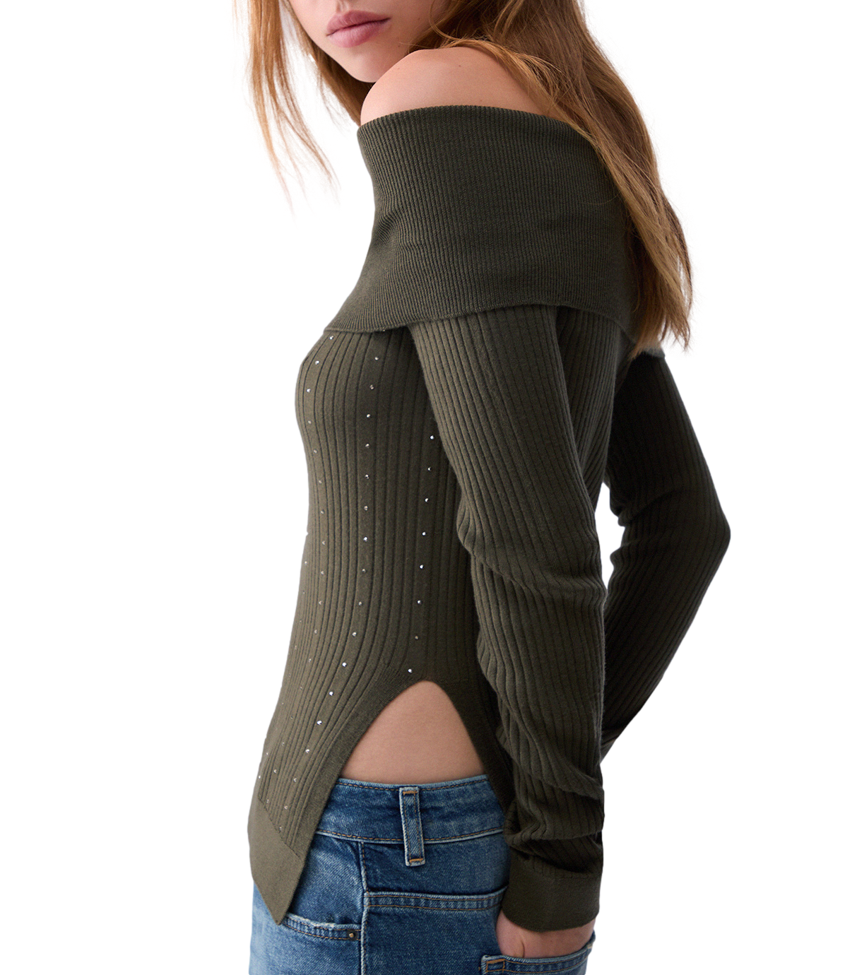 Liu Jo Maglia Schiffer Verde Alpino Donna