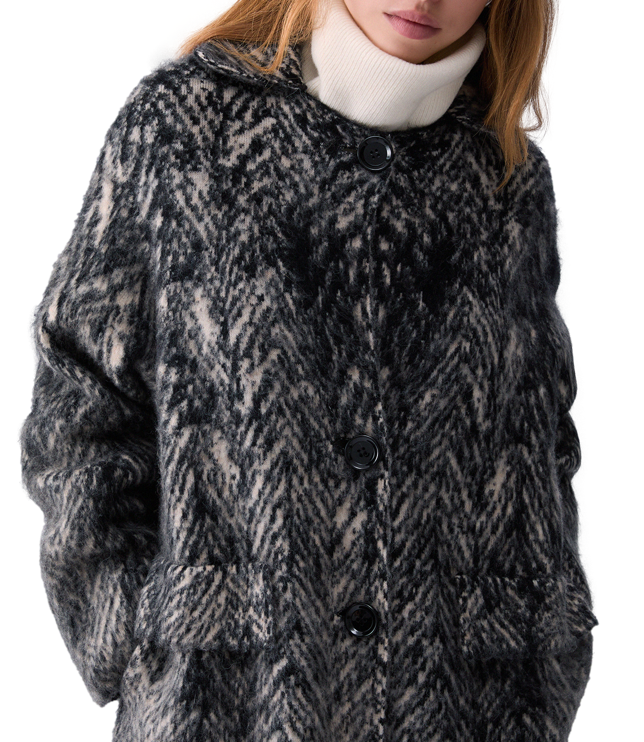 Cappotto Jacq Nat Fishbone