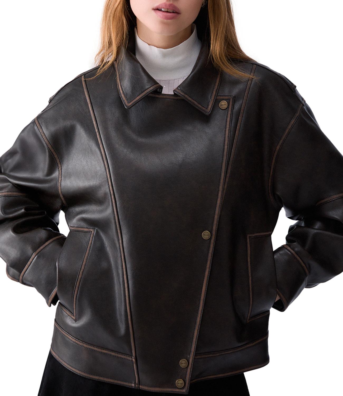 Liu Jo Bomber Deep Brown Donna