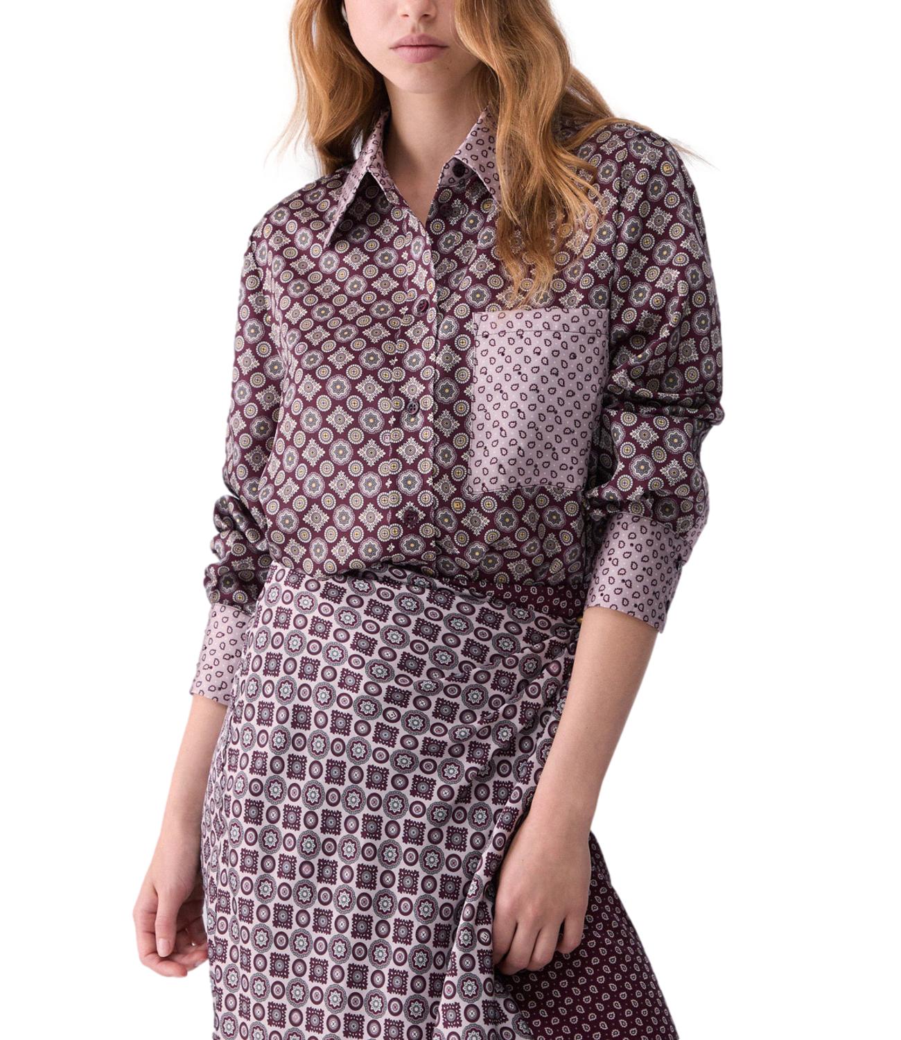 Liu Jo Camicia Viola/Geometrico Donna