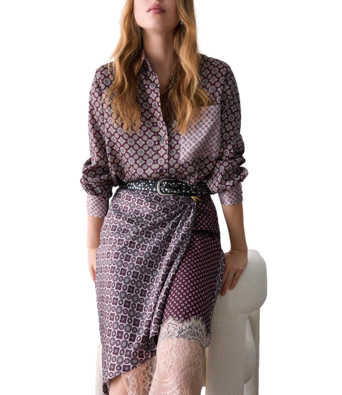 Liu Jo Camicia Viola/Geometrico Donna