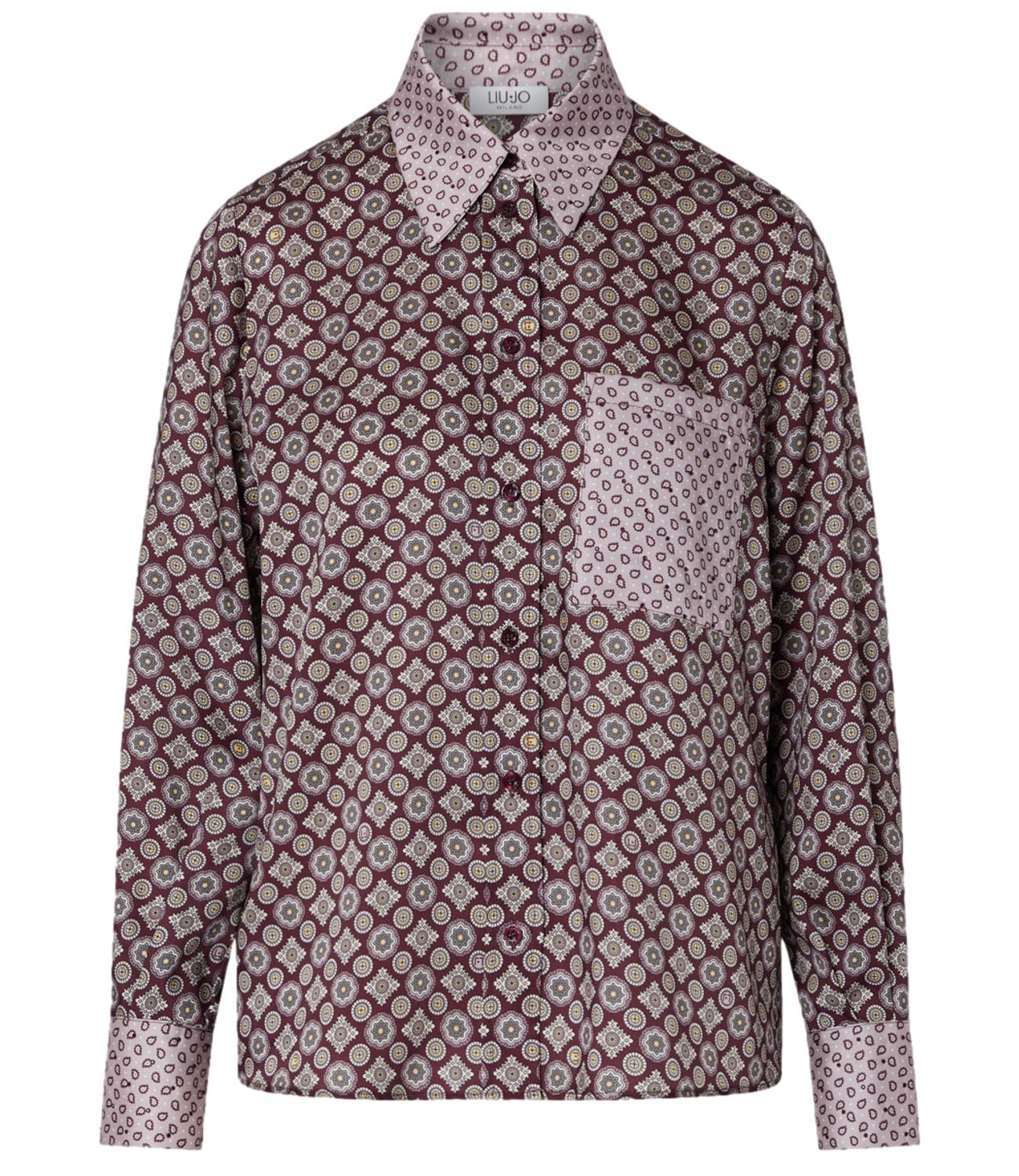 Liu Jo Camicia Viola/Geometrico Donna