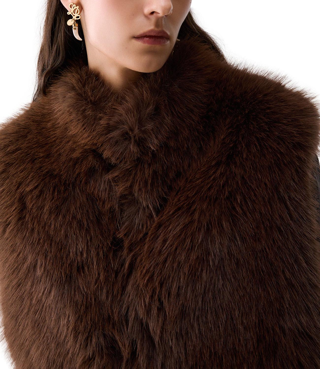 Liu Jo Gilet Brown Umber Donna