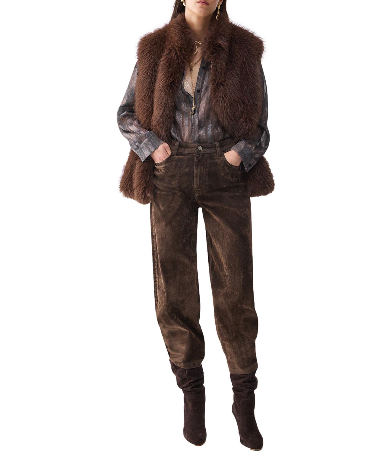 Liu Jo Gilet Brown Umber Donna