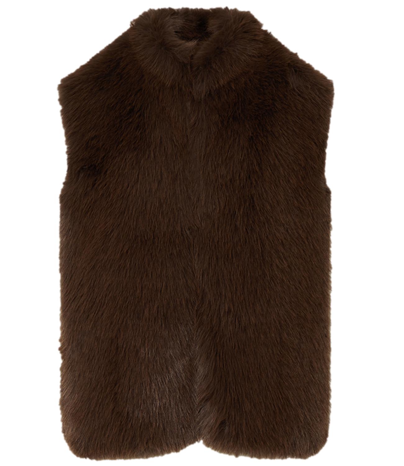 Liu Jo Gilet Brown Umber Donna