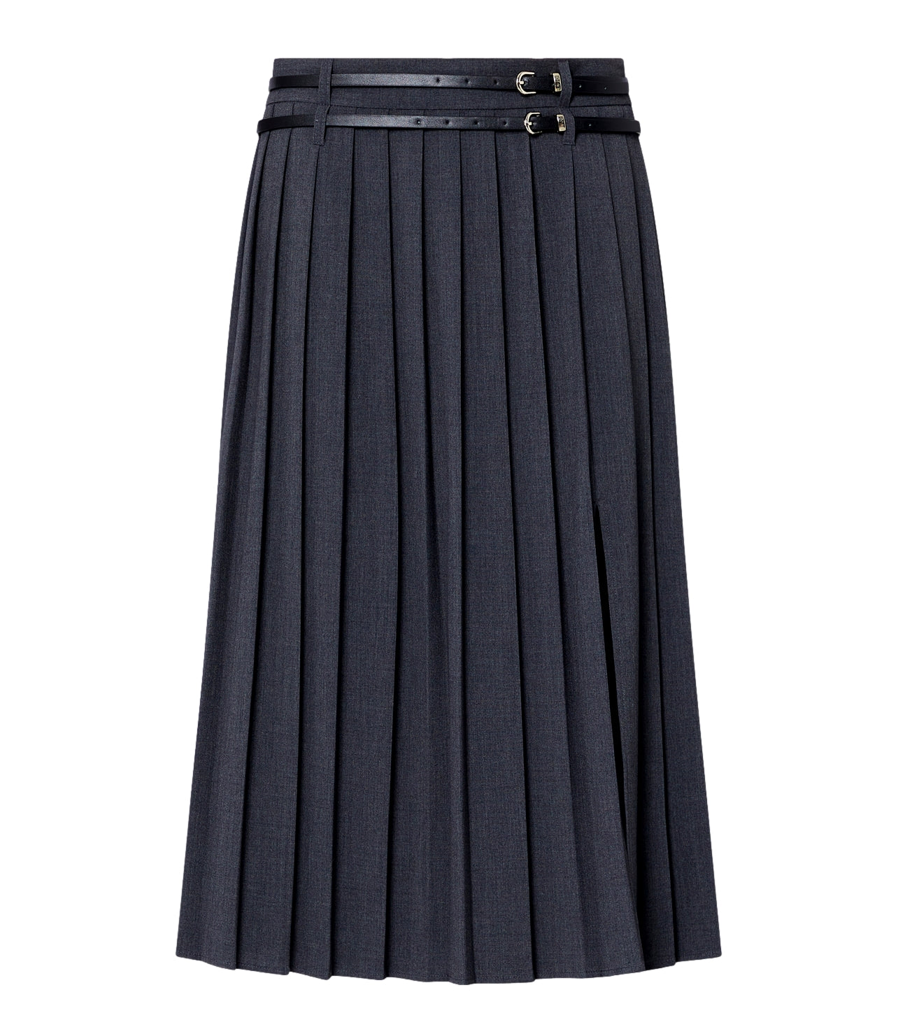Liu Jo Gonna Longuette Dark Grey Melange Donna