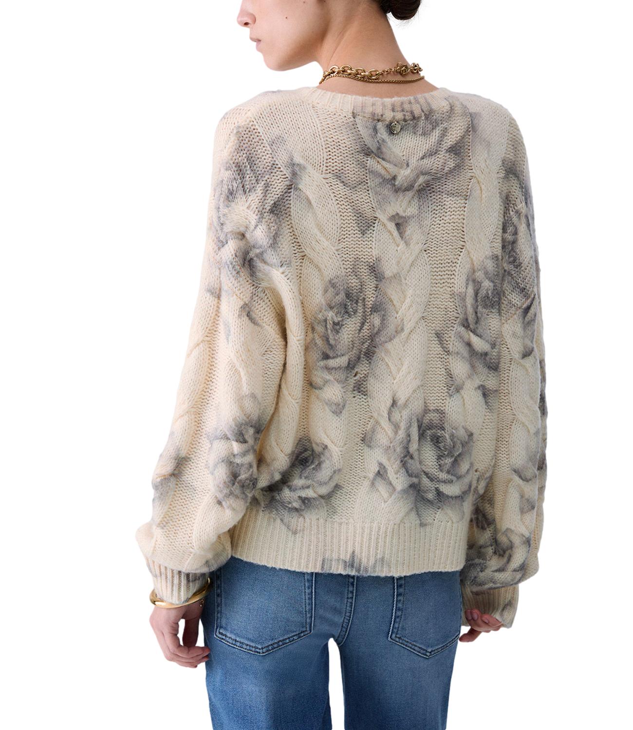 Liu Jo Maglia Gray Rose Print Donna