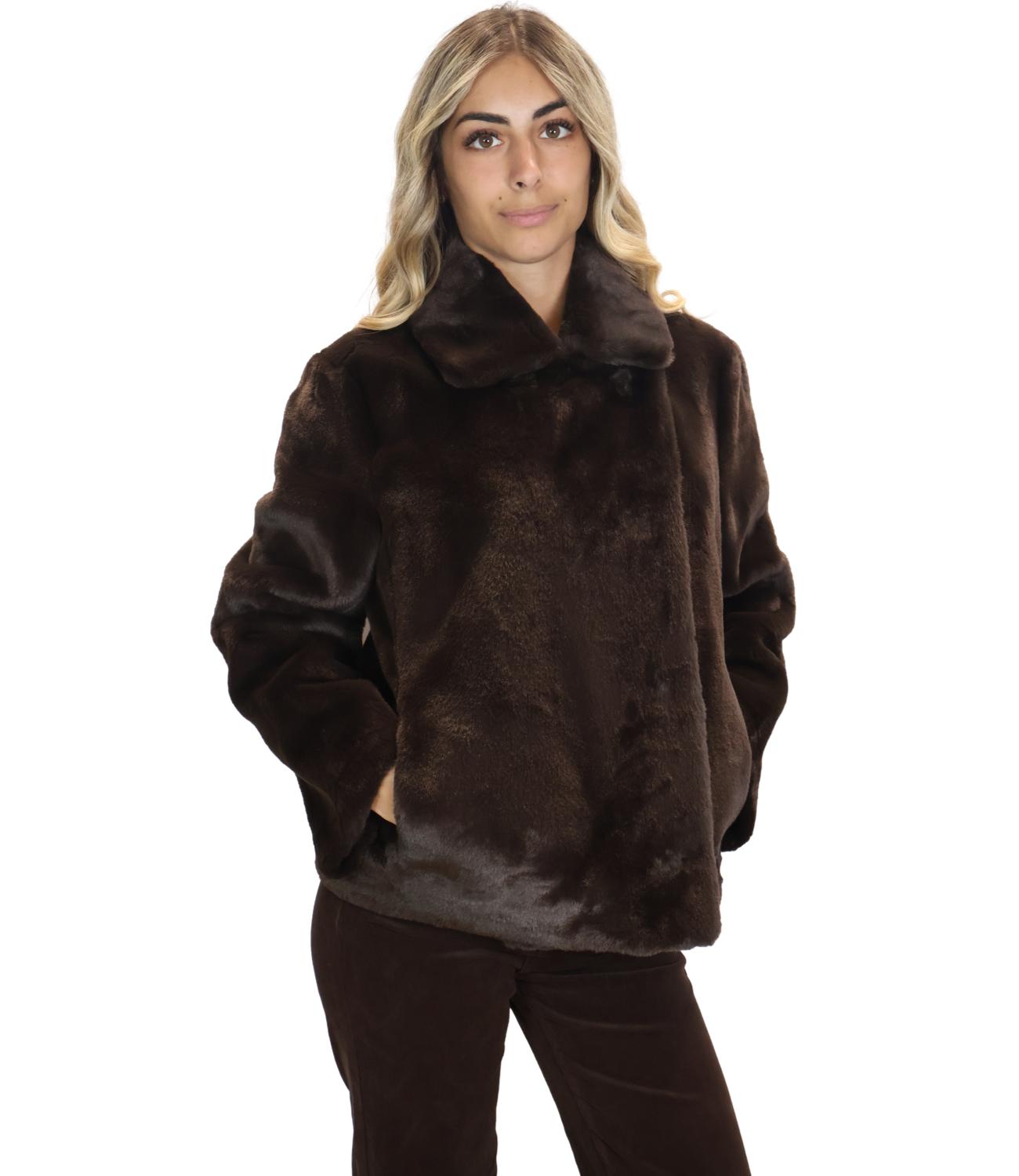 Liu Jo Giaccone Mole Fur Donna