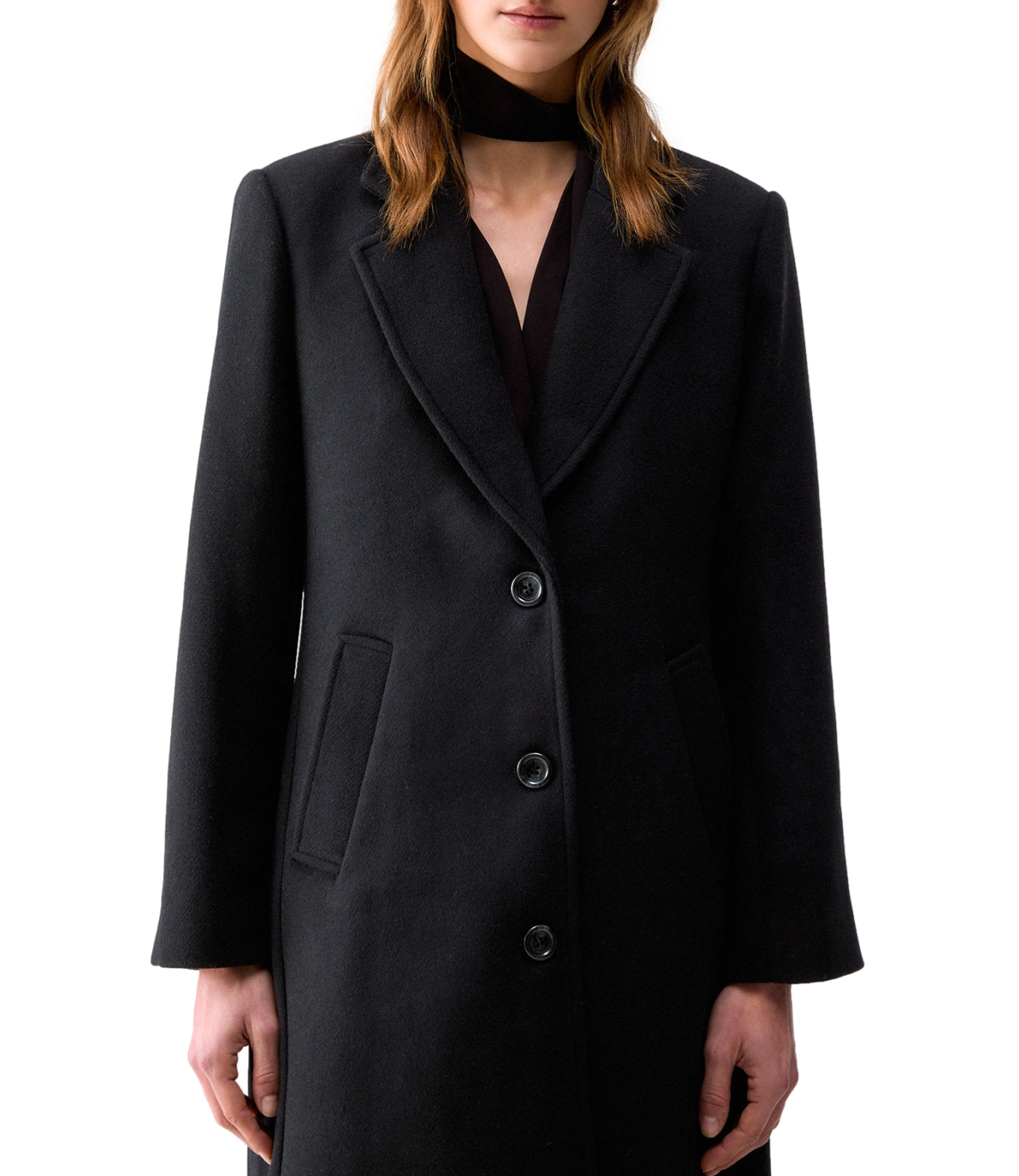 LIU JO cappotto nero donna