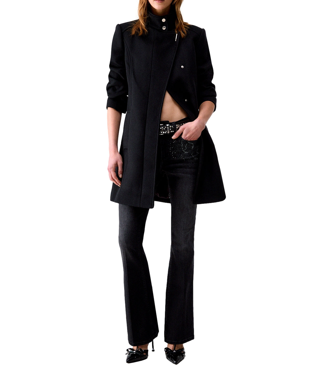 LIU JO CAPPOTTO TS.NAVETTA nero donna