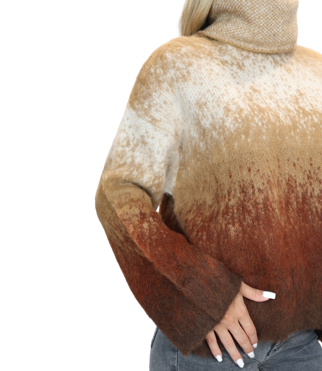 Liu Jo Maglia Camel Alpace Degrade Donna