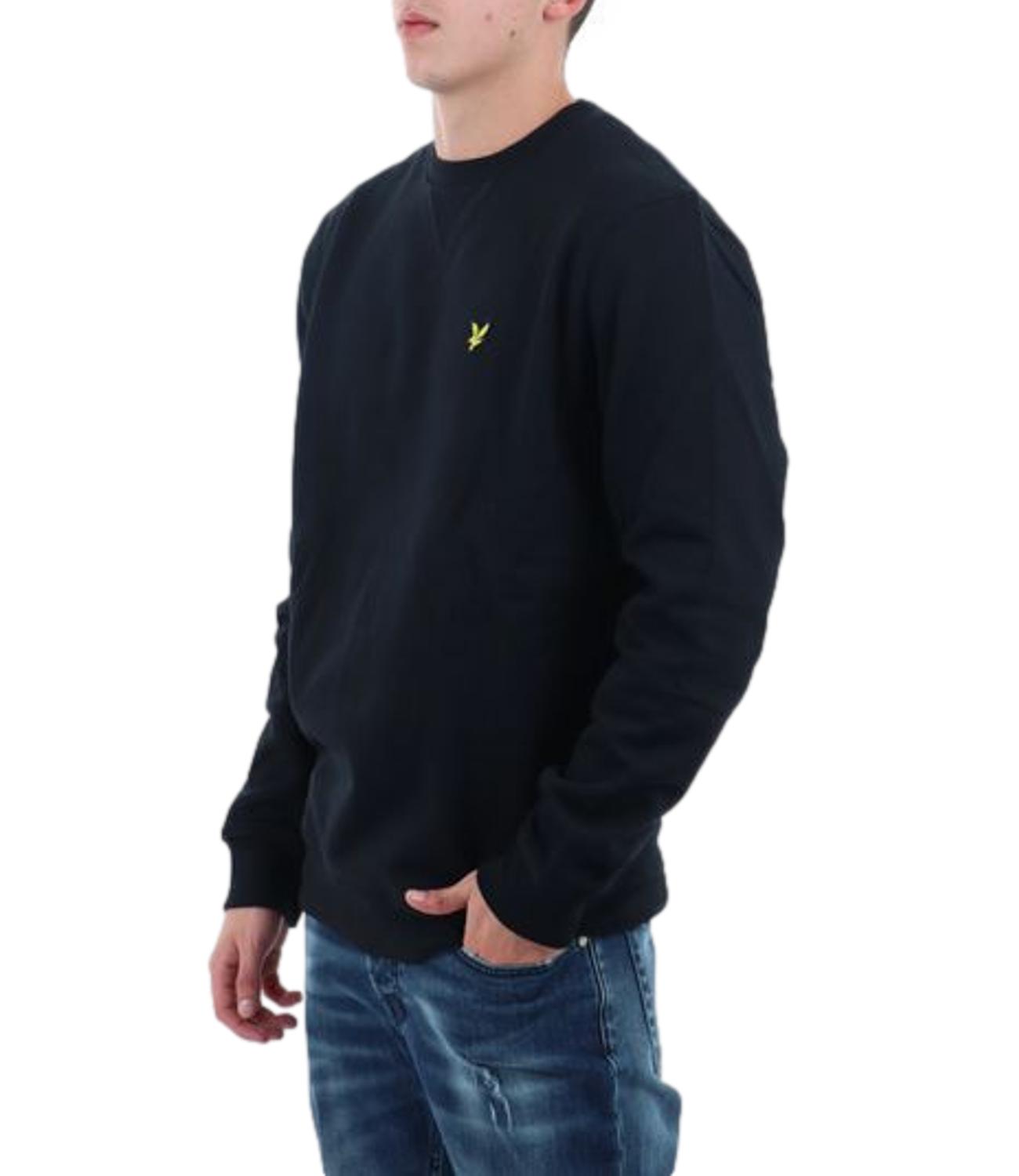 Maglioncino Lyle & Scott nero jet black uomo