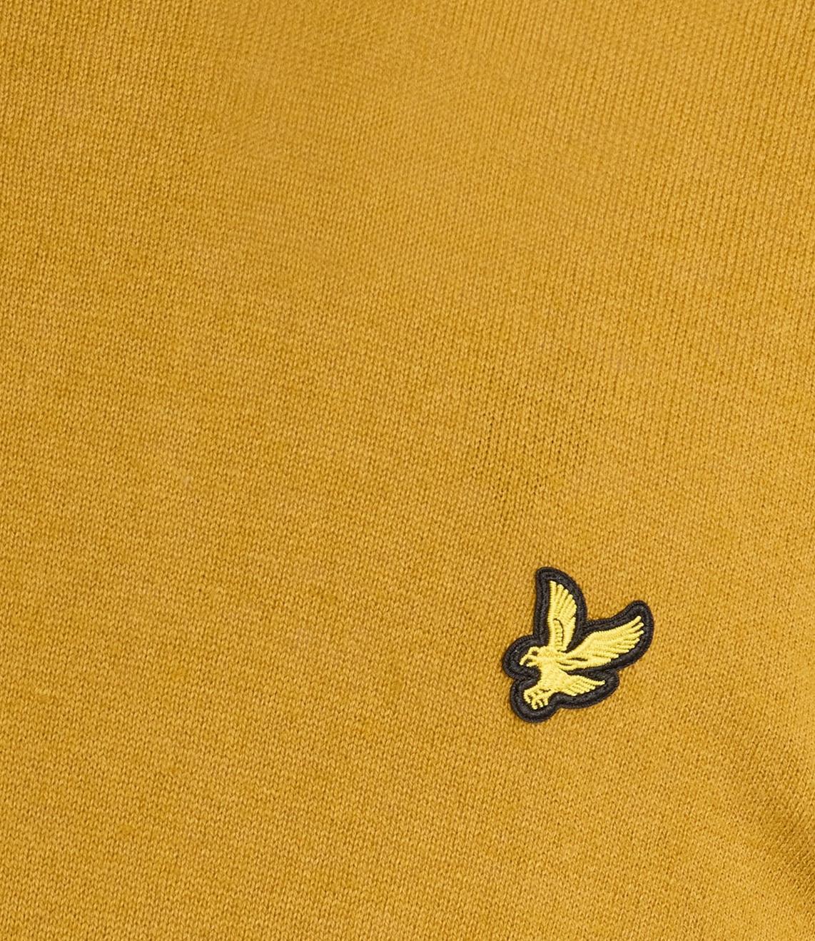Pullover girocollo Lyle & Scott giallo bronze