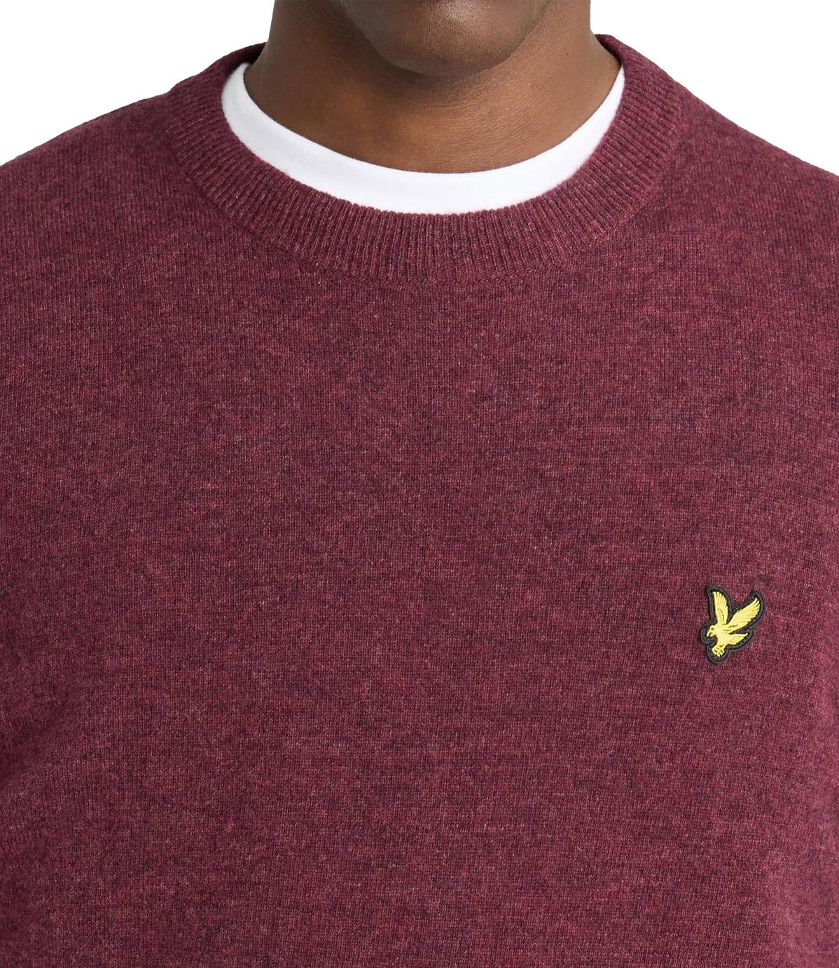 Maglione Lyle & Scott bordeaux beetroot marl