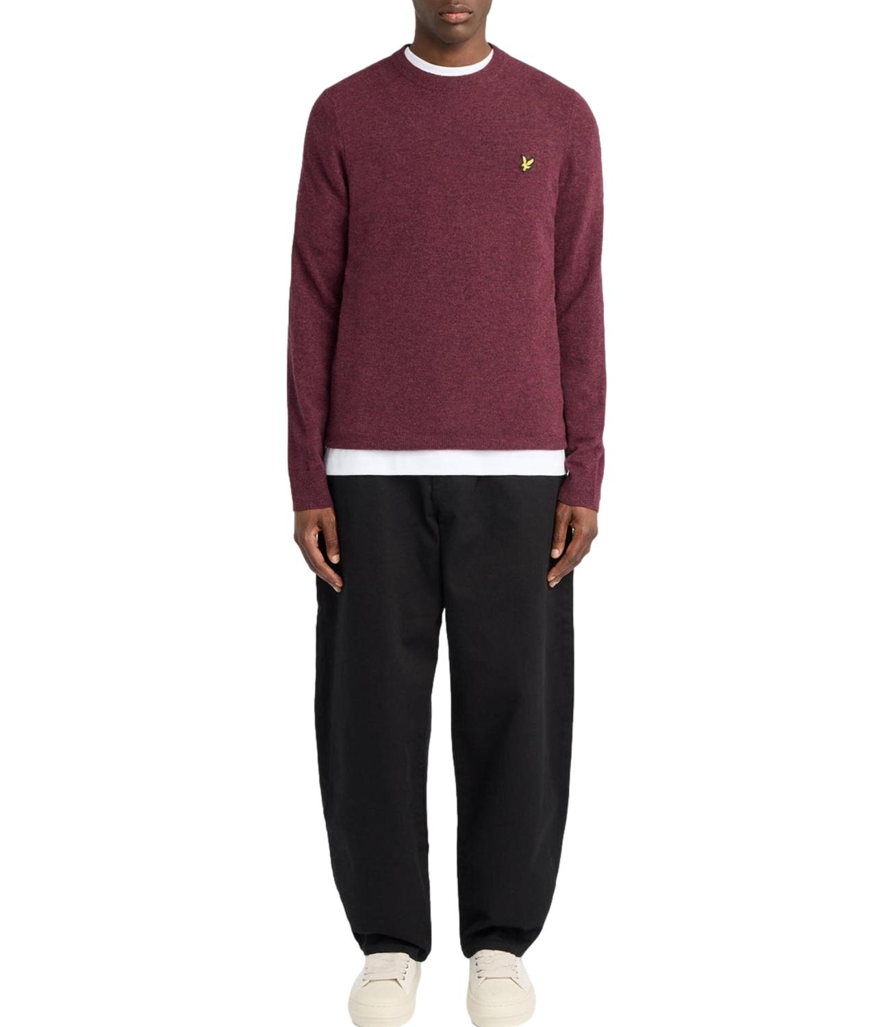 Maglione Lyle & Scott bordeaux beetroot marl