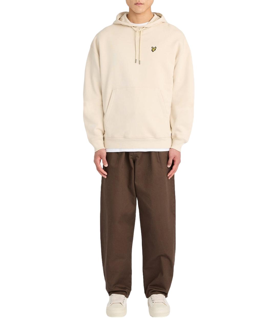 Felpa Lyle & Scott cove Brushback Pullover Hoodie