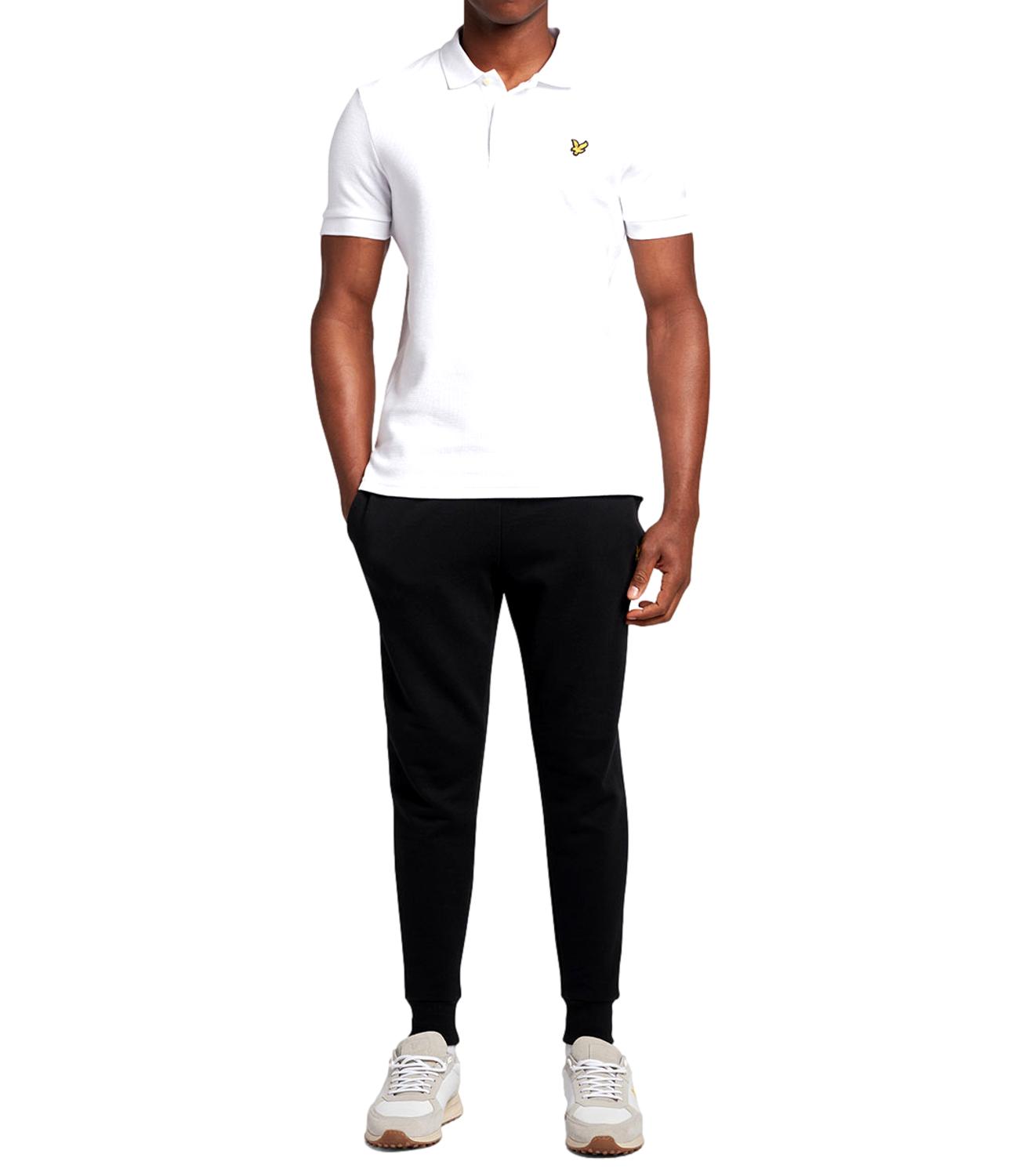 Lyle & Scott Slim Brush Back Sweatpant nero