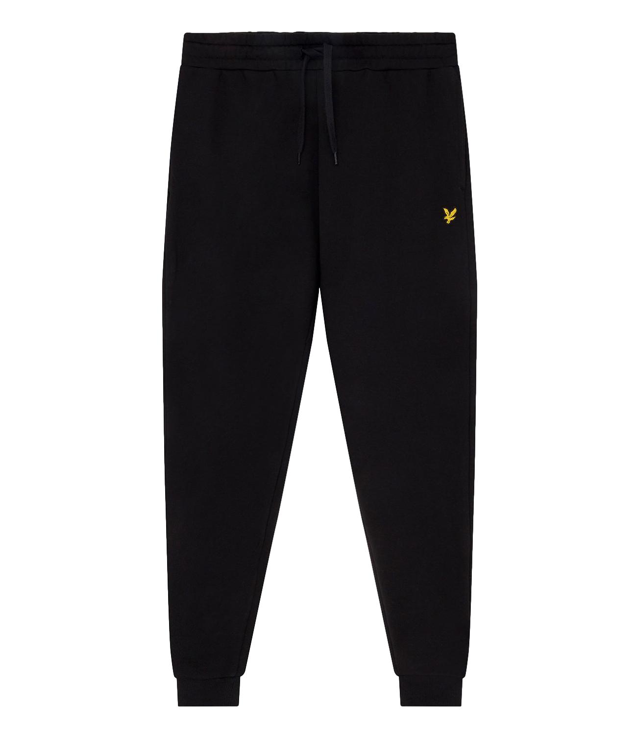 Lyle & Scott Slim Brush Back Sweatpant nero