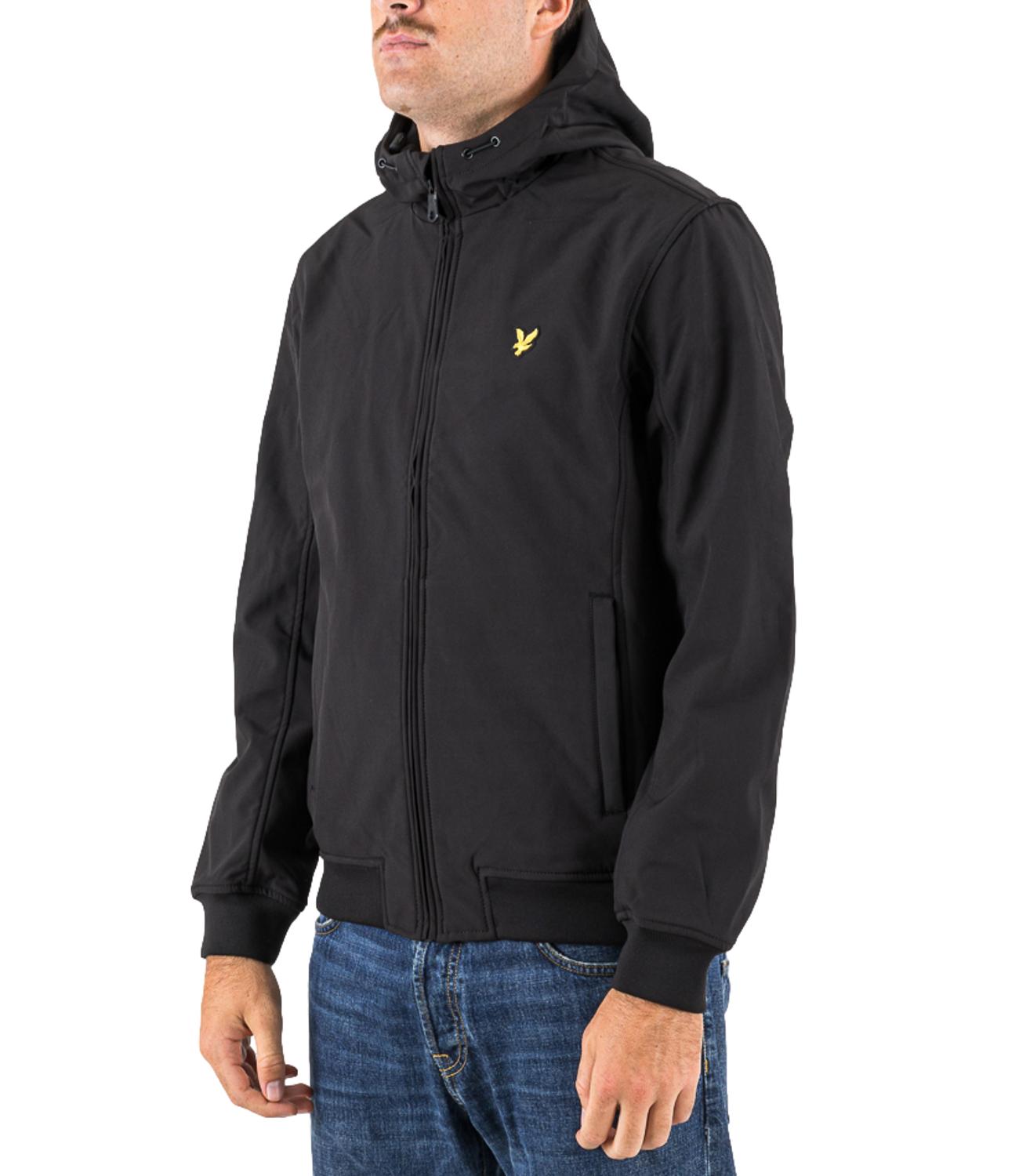 Giacca Lyle & Scott nera uomo in neoprene
