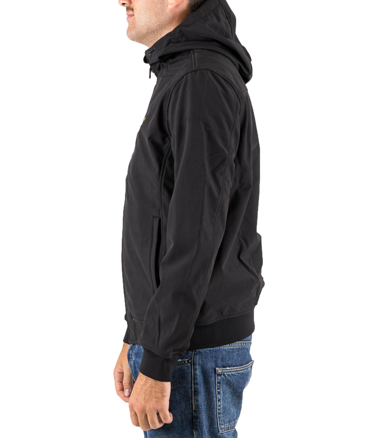 Giacca Lyle & Scott nera uomo in neoprene