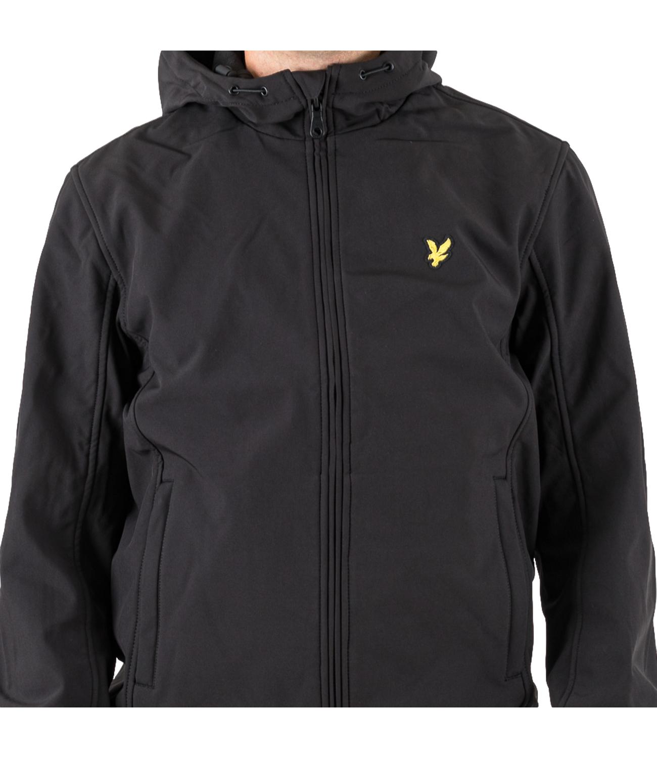 Giacca Lyle & Scott nera uomo in neoprene