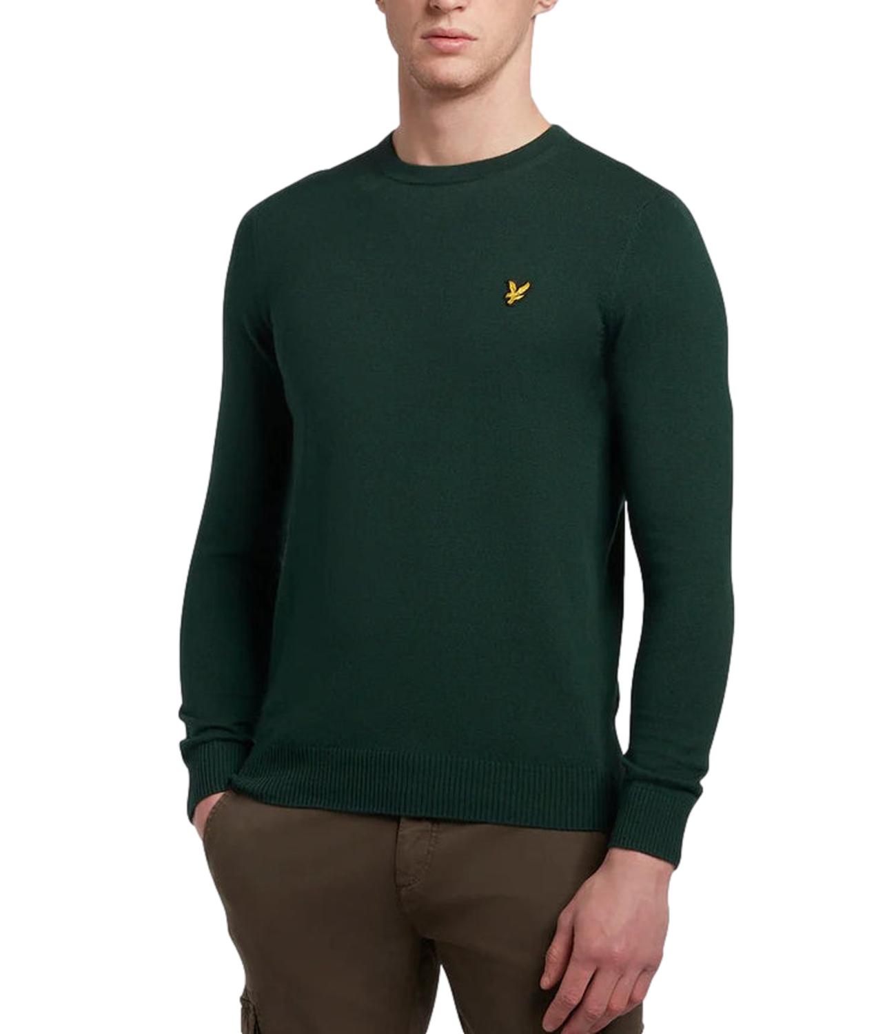 Pullover girocollo Lyle & Scott verde inglese