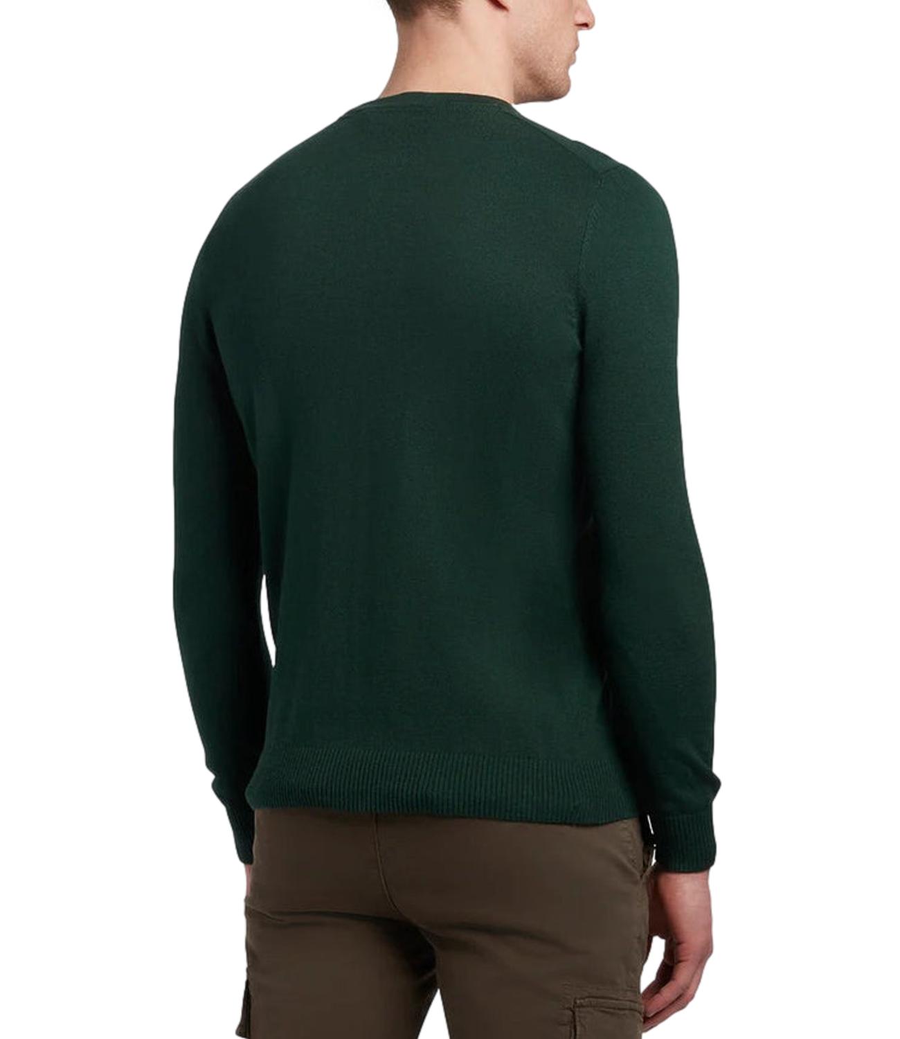 Pullover girocollo Lyle & Scott verde inglese